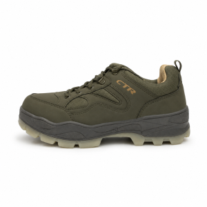 CTR OD 1 Series Low Ankle Trekking Shoes for Men & Women | Olive Hiking & Outdoor Shoes | Lightweight Adventure Footwear | Olive