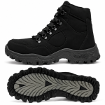 Coaster ROCKY-20 Hiking & Trekking Shoes for Men | Lightweight Water Resistant Outdoor Shoes | Black