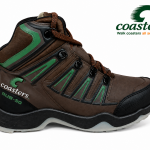 CTR RUB-50 High Ankle Trekking Shoes – Water Resistant, Anti-Skid Hiking & Outdoor Boots | Black