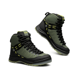 CTR Sherpa 2 Outdoor Trekking Boots | Water-Resistant High Ankle Hiking Shoes | Anti-Slip Grip | Avocado Green
